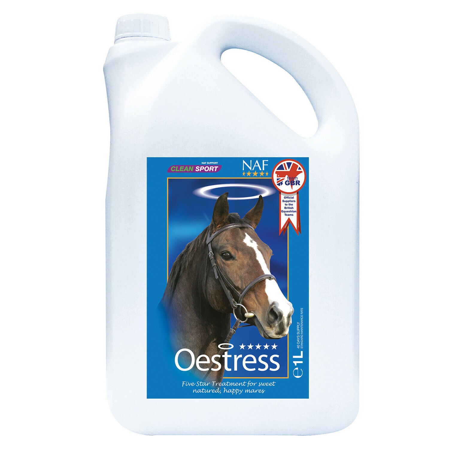 NAF Five Star Oestress Liquid Balance Oestress Cycle Moody Mare Supplement 1L-5L